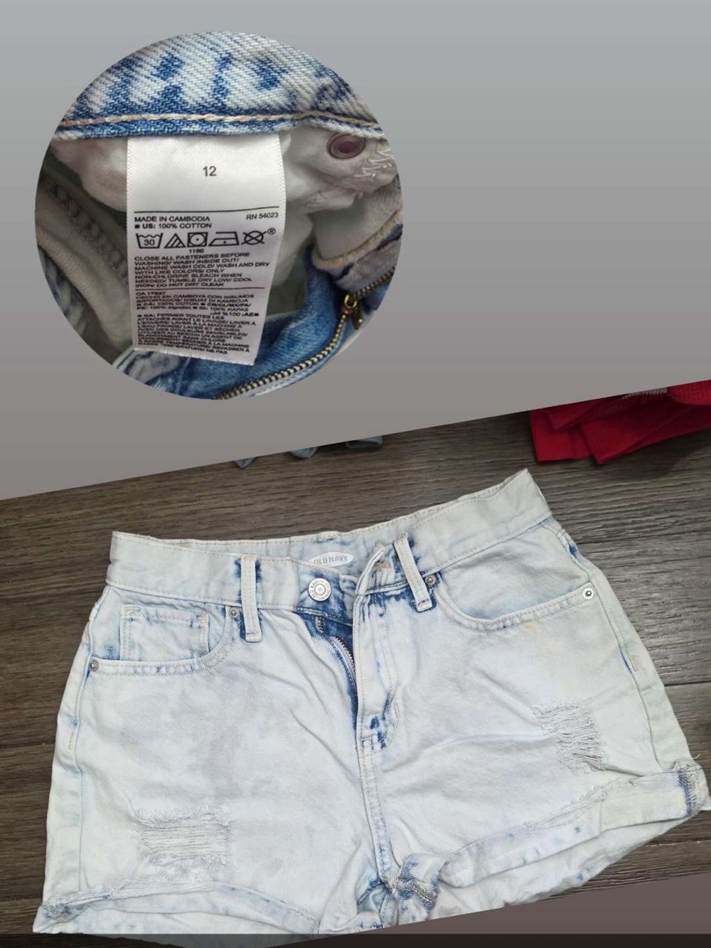 Light Blue Denim Kids Shorts - Classic Casual Fitted